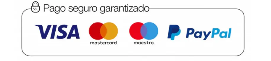 Métodos de pago seguro disponibles
